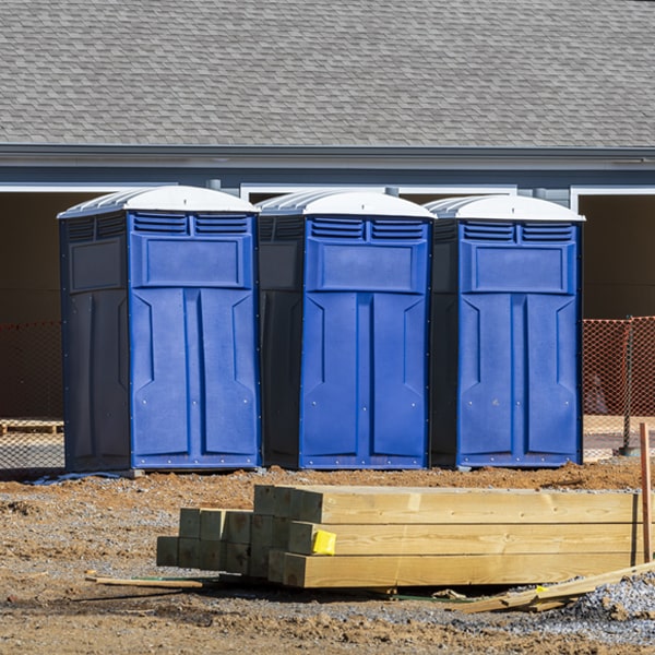 how can i report damages or issues with the portable restrooms during my rental period in Kansas